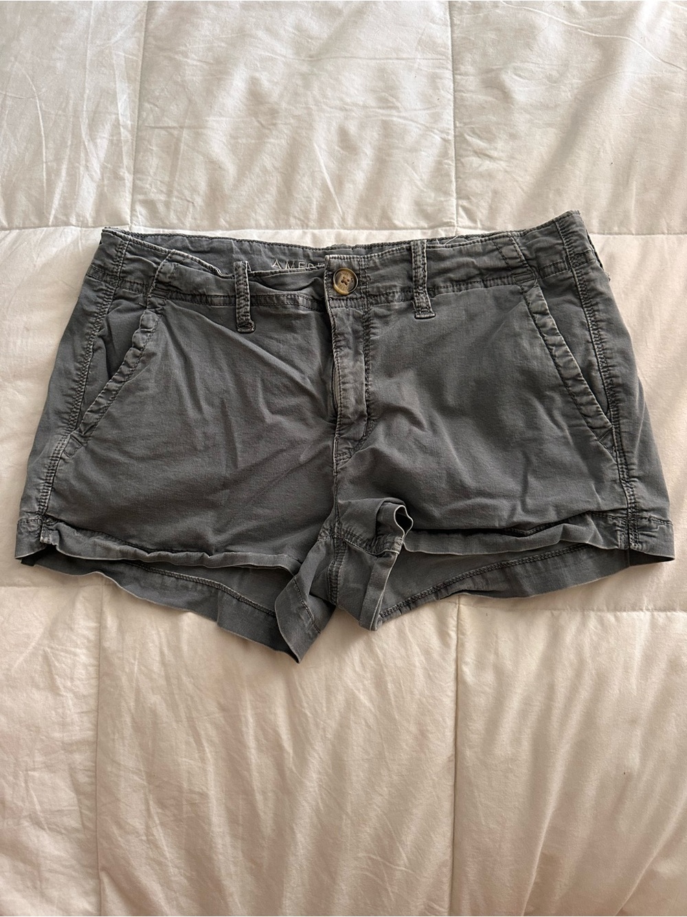 American Eagle Gray Shortie Shorts